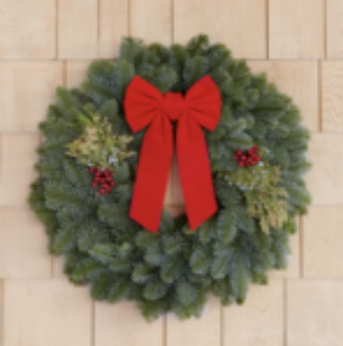 5th grade evergreen wreath